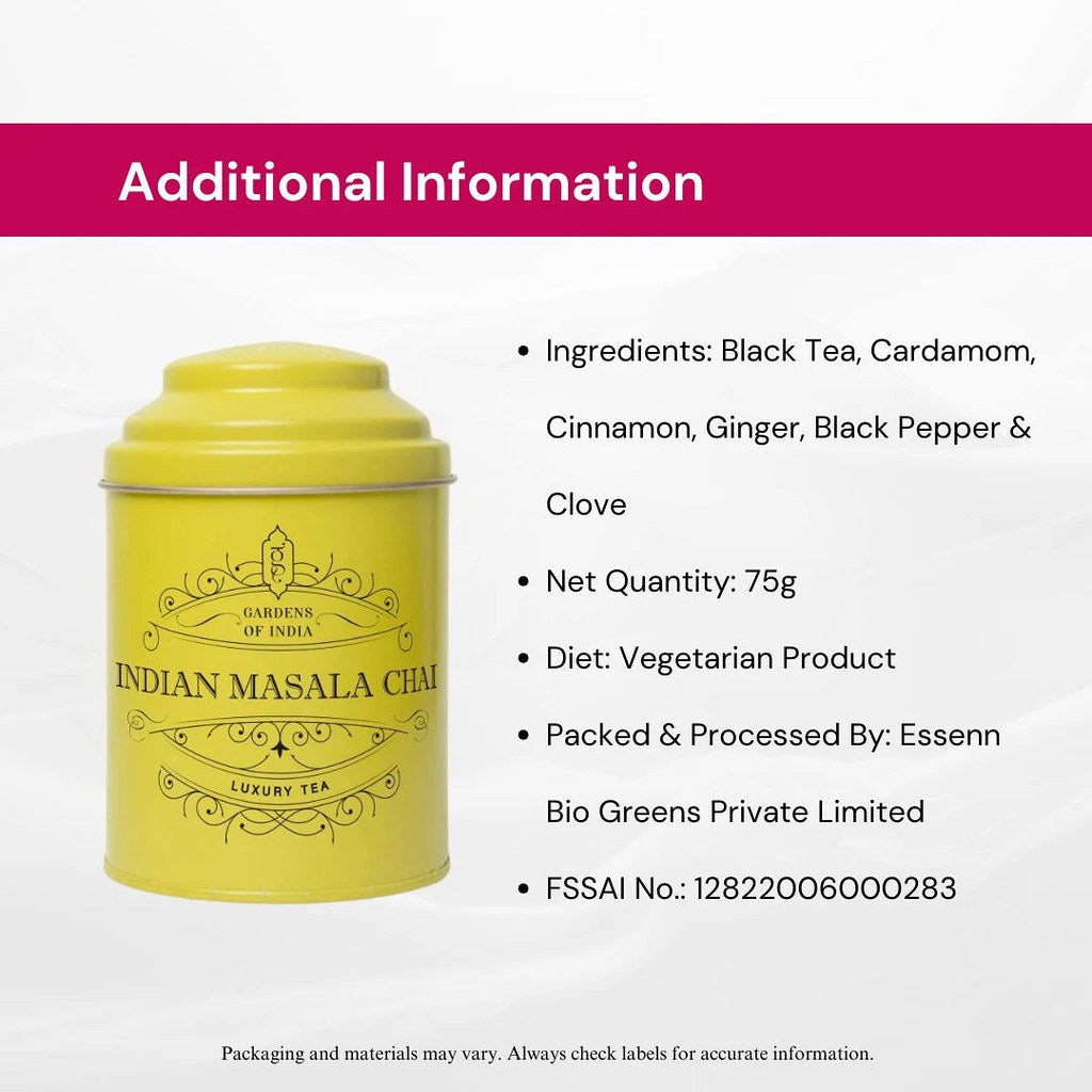 Indian Masala Chai Tin Can image3