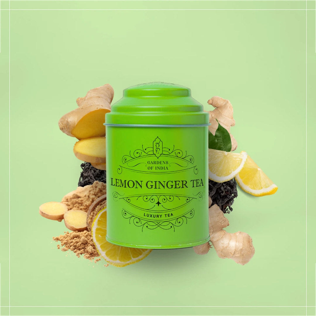 Lemon Ginger Tea Tin Can image1