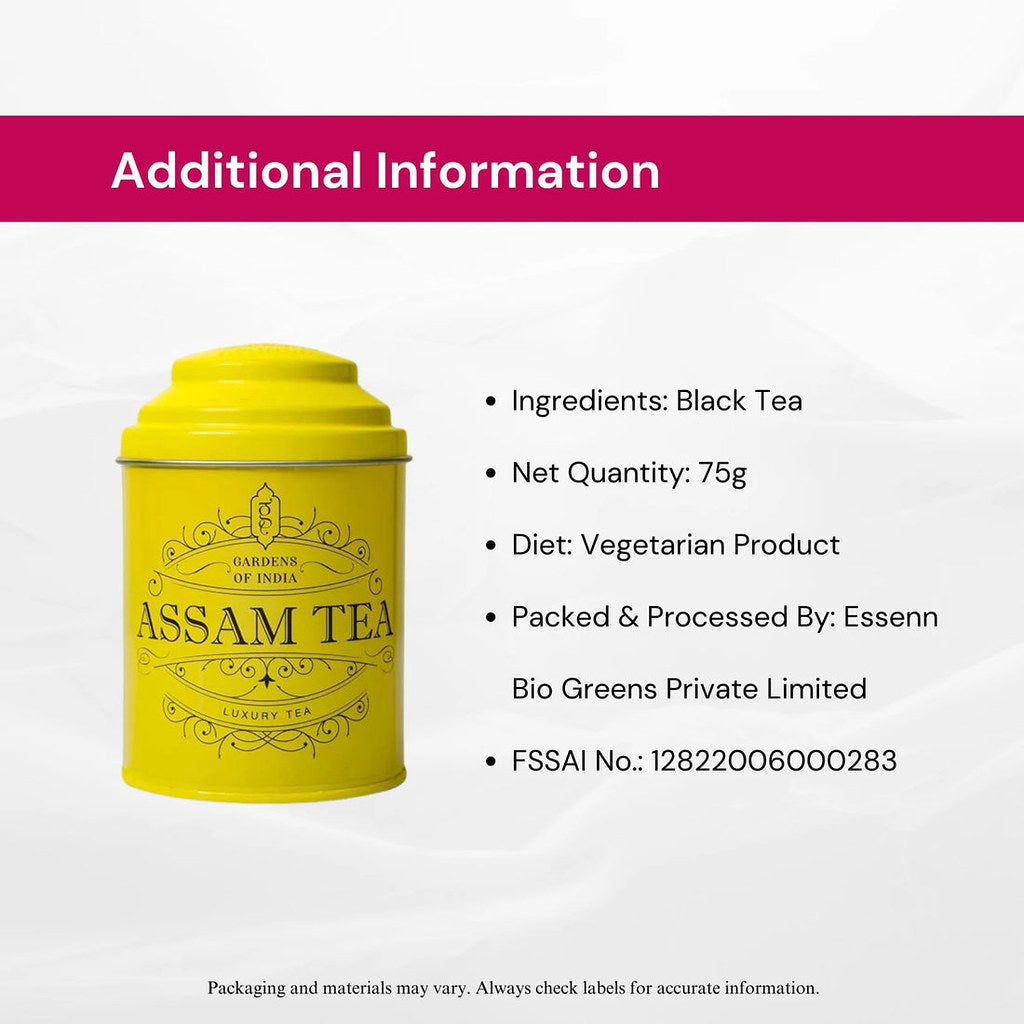 Assam Tea Tin Can image3