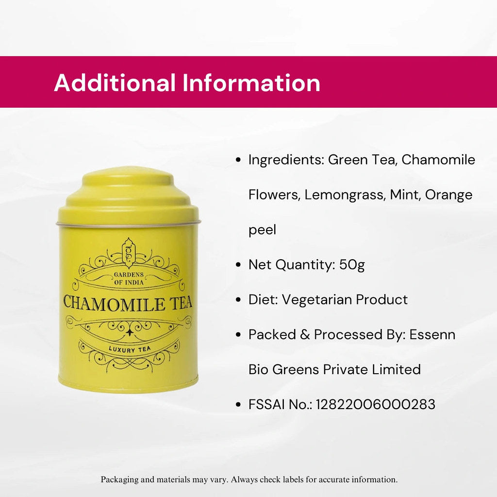 Chamomile Tea Tin Can image3