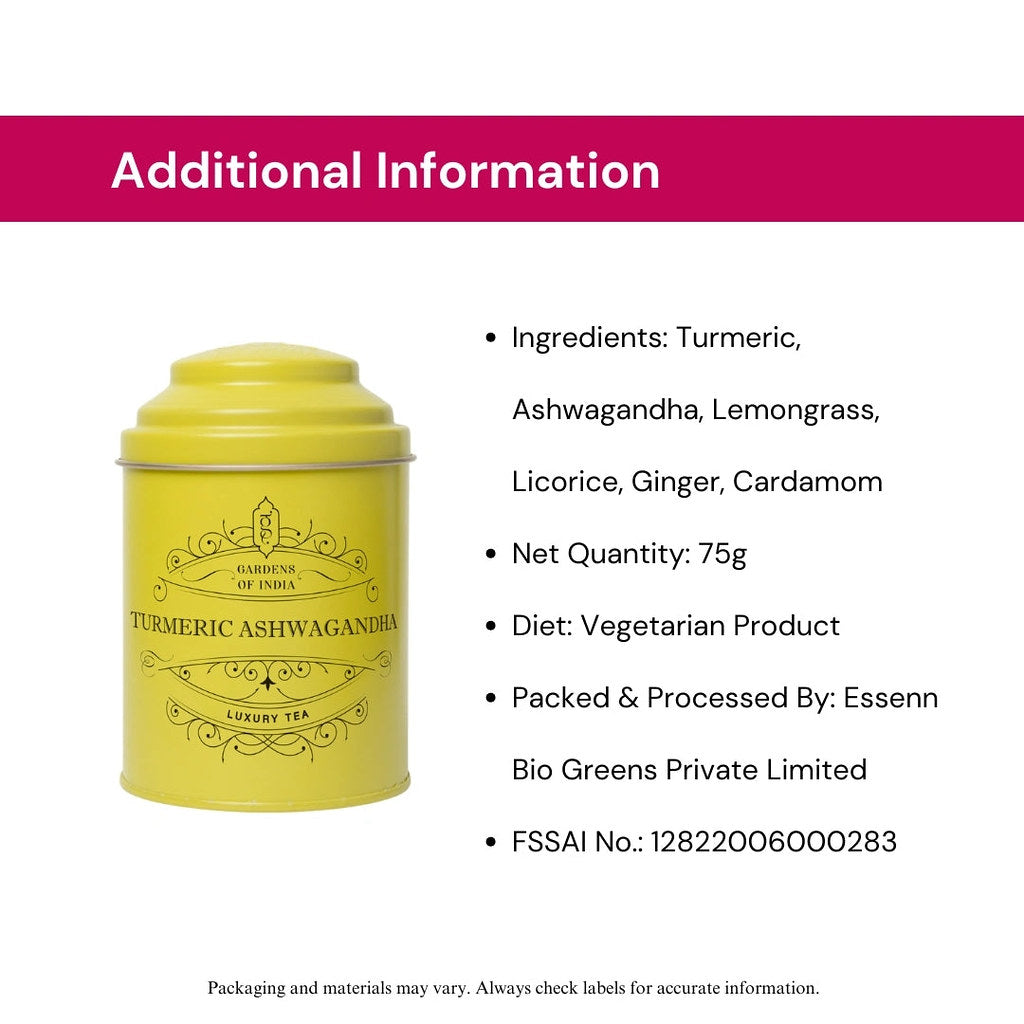 Turmeric Ashwagandha Tea Tin Can image3