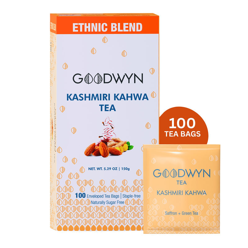 Kashmiri Kahwa Herbal Tea Bags T150
