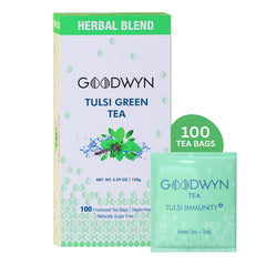 Tulsi Green Herbal Tea Bags T100