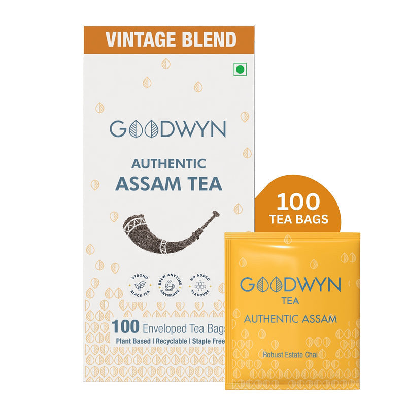 Authentic Assam Black Tea Bags T100