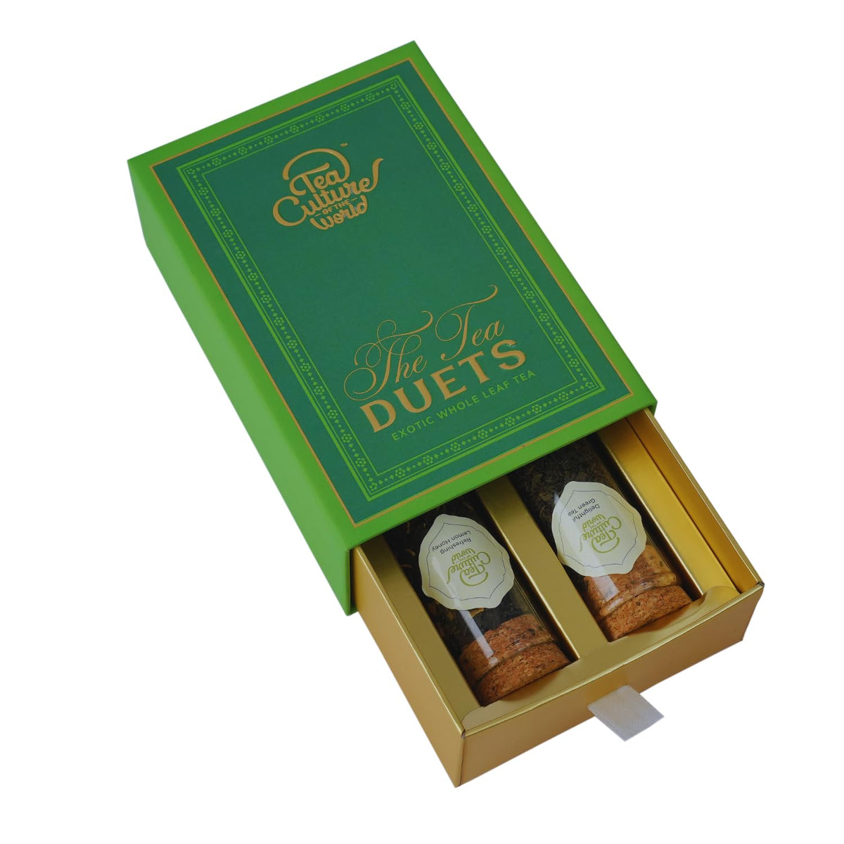 Tea Culture of The World - Duet Gift Set in Glass Tubes image 1