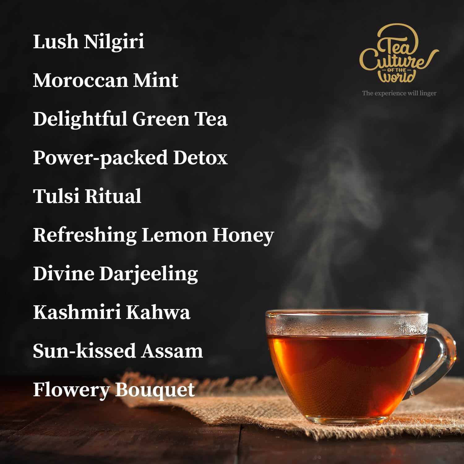 Tea Culture of the World Everyday Elixir Assorted Tea Gift Box image 2