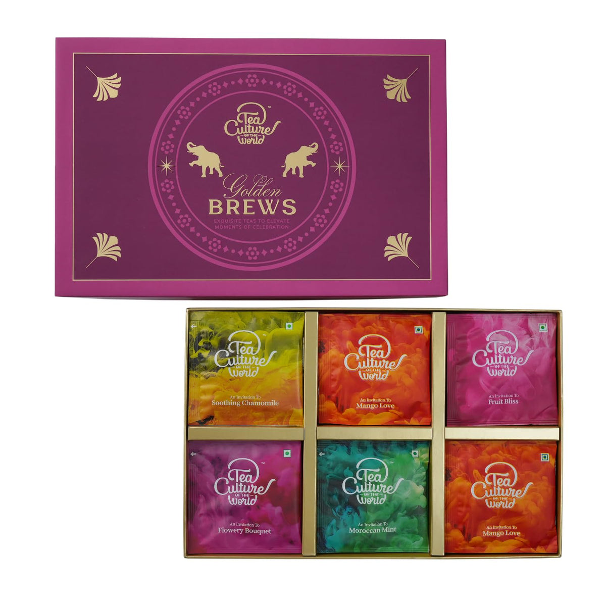 Tea Culture of the World Golden Brews | Premium Luxury Tea Gift Set image 1