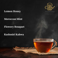Tea Culture of The World Fabulous Four Assorted Tea Set 4 Test Tubes image 3