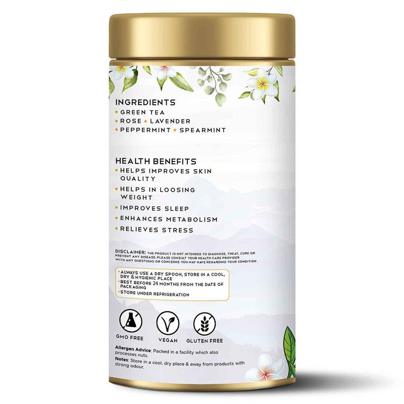 Green Lavender Rose Mint Tea image2