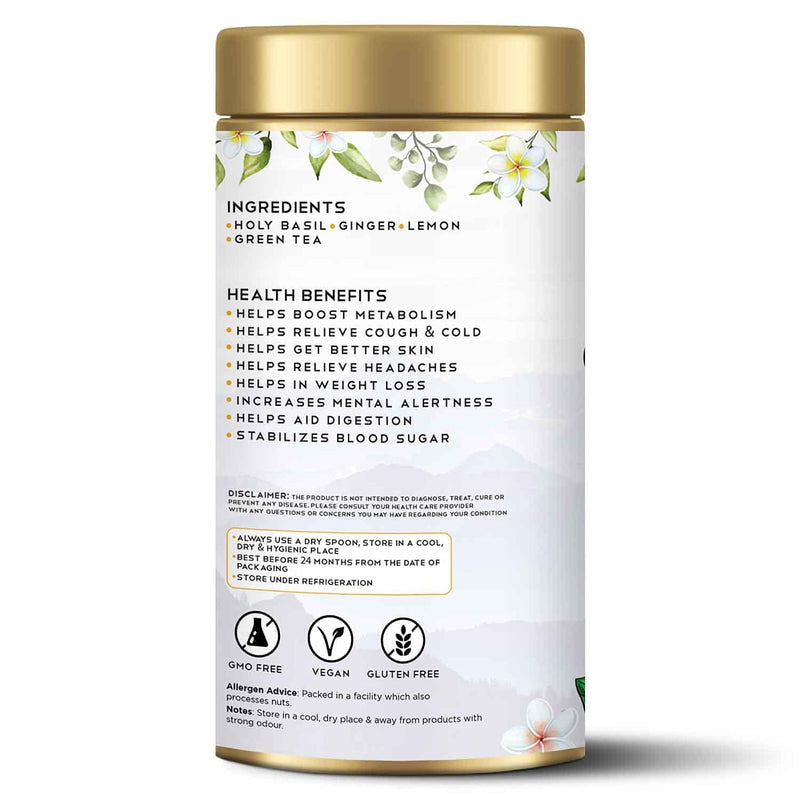 Tulsi Ginger Lemon Green Tea image2
