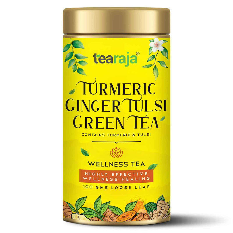 Turmeric Ginger Tulsi Green Tea image5