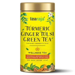 Turmeric Ginger Tulsi Green Tea image5