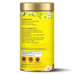 Turmeric Ginger Tulsi Green Tea image2