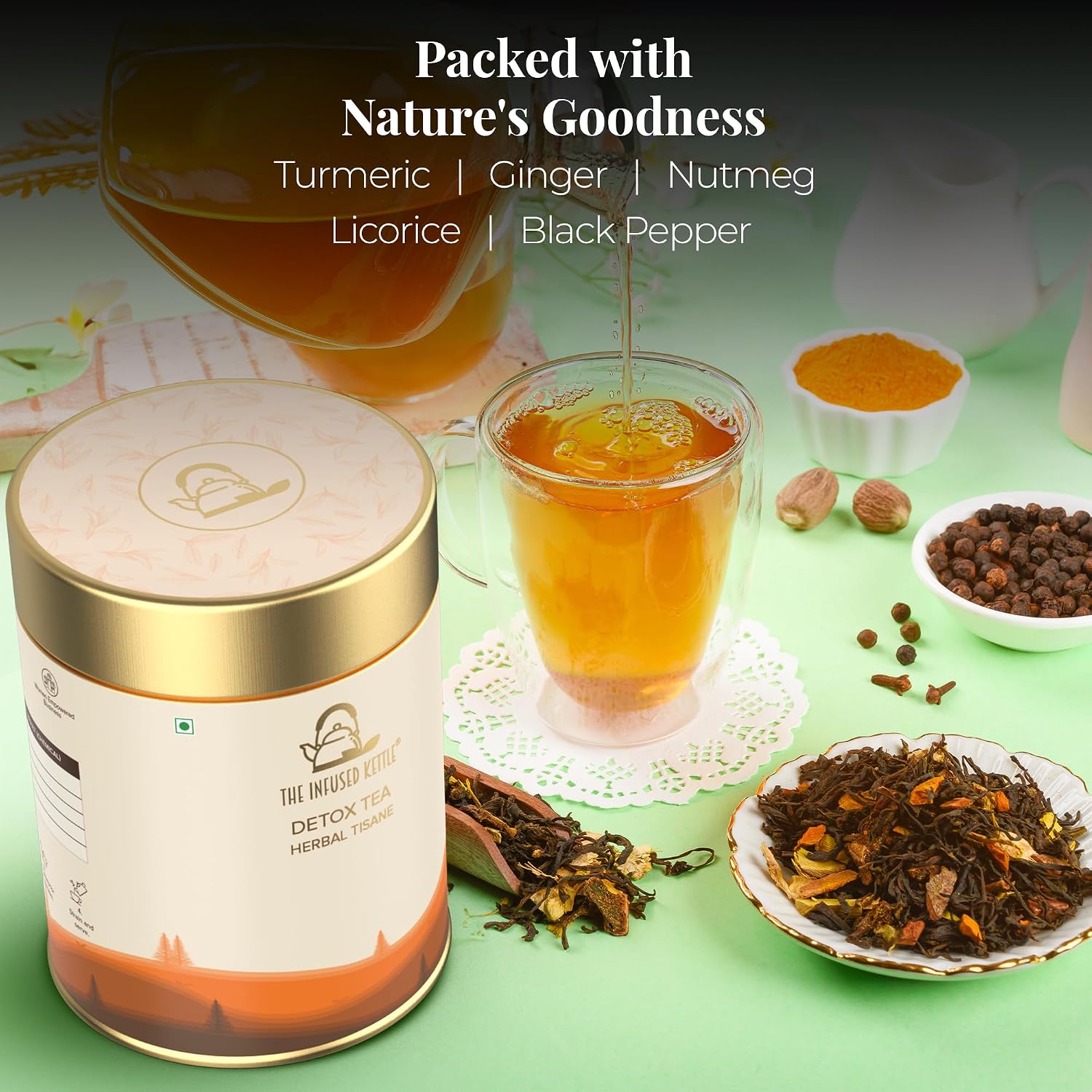 The Infused Kettle Detox Tea (Herbal Tisane) Image3