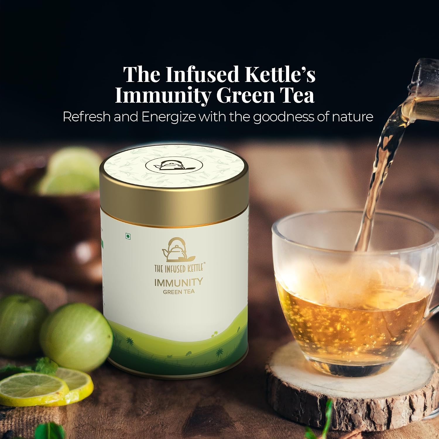 The Infused Kettle Immunity Green Tea Image2