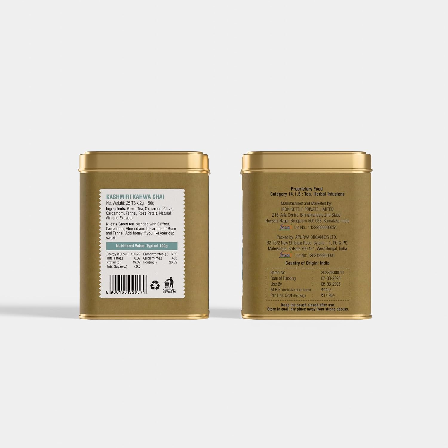 Iron Kettle Kashmiri Kahwa Green Tea Image3