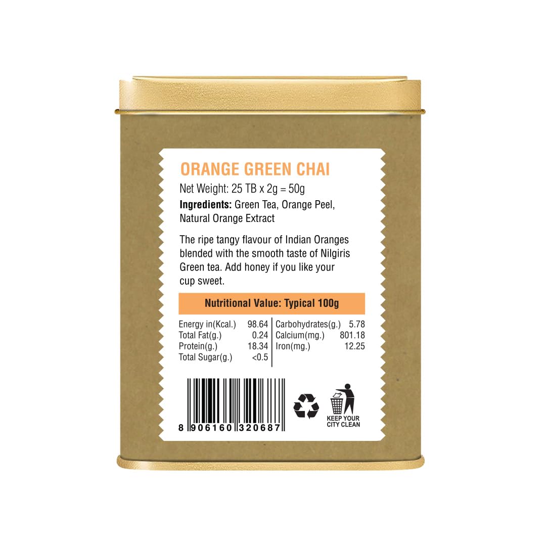 Iron Kettle Orange Green Tea Image4