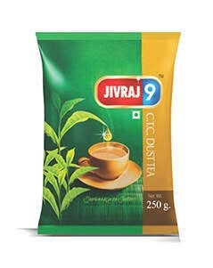 JIVRAJ9 DUST TEA POUCH PACK image 250 grams
