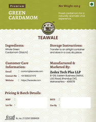 Premium Green Cardamom 250g back