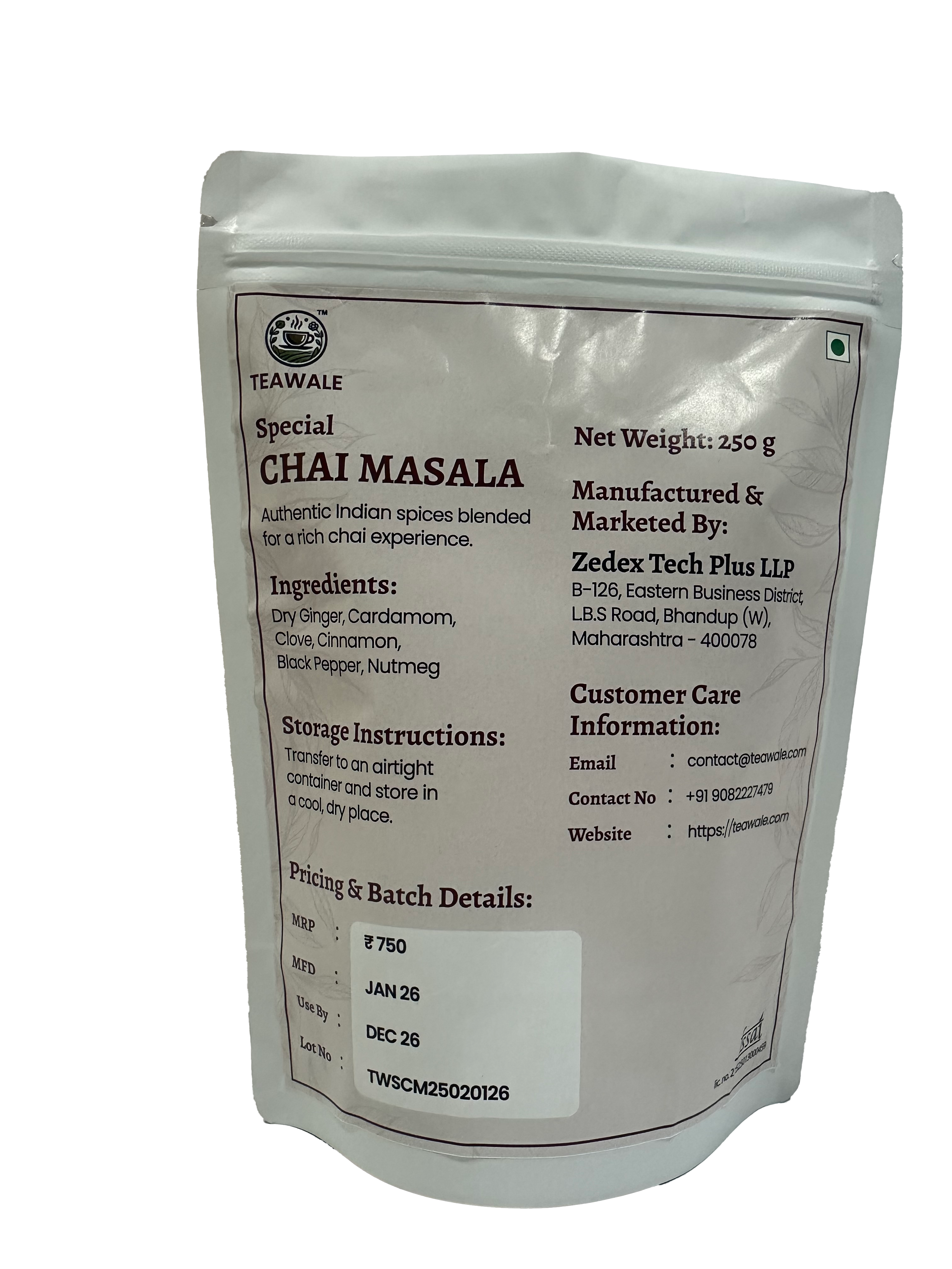 Special Chai Masala 250gm2