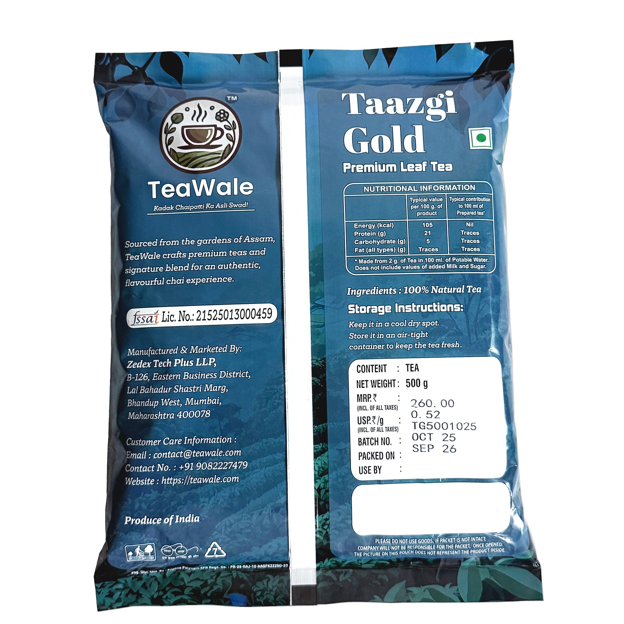 TeaWale Taazgi Gold 500gm2