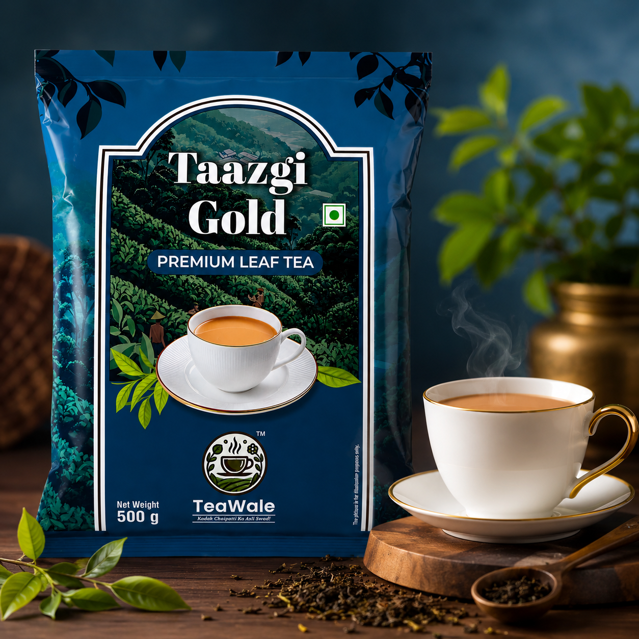 Teawale Taazgi gold premium leaf tea pouch 500gm image 2