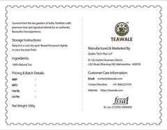 TeaWale Taazgi Signature 500g back